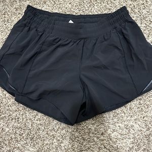 Black Lululemon shorts 12 tall